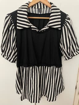 2XL-es női, rövidujjú blúz